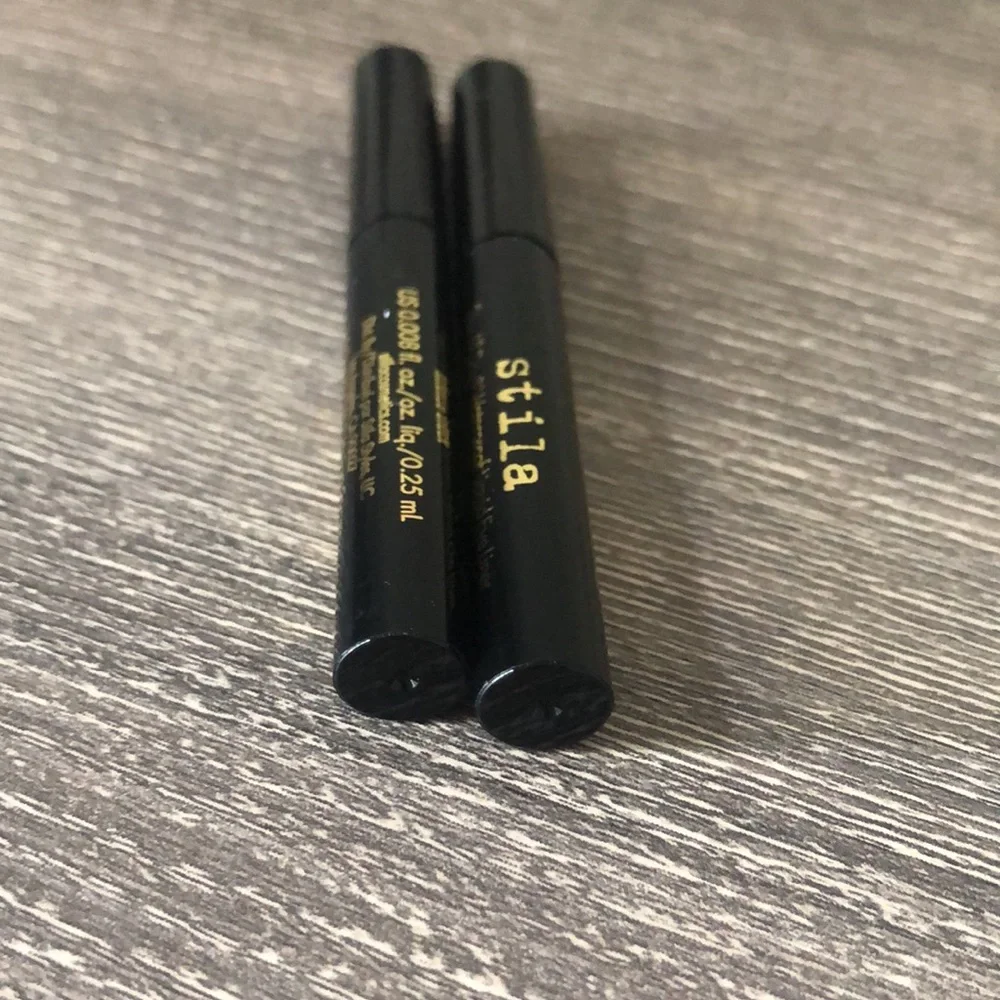 ❤️$8 NWT Stila Stay All Day Waterproof Liquid Eyeliner .25ml Set of 2